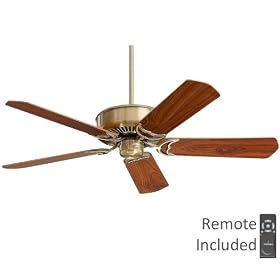 Emerson Fans CF759AB 52" Designer Traditional Indoor Antique Brass Ceiling Fan w/ Remote & Blades