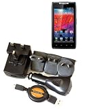 from UltimateAddons UltimateAddons Worldwide Mains and Car Travel Charger Kit for Motorola RAZR XT910