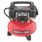 Factory-Reconditioned Porter-Cable C2004-WKR 165 PSI, 4 Gallon Oil-Free Pancake Compressor with Hose and Accessory Kit