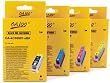 Canon Compatible BCI-3e (1Bk/C/M/Y) 4-Pack ink cartridges for Canon i550/i850,MultiPASS MP730/F30/S750/S520