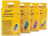 Canon Compatible BCI-3e (1Bk/C/M/Y) 4-Pack ink cartridges for Canon i550/i850,MultiPASS MP730/F30/S750/S520