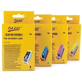 Canon Compatible BCI-3e (1Bk C M Y) 4-Pack ink cartridges for Canon i550 i850,MultiPASS... by FG