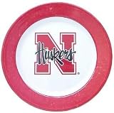 Nebraska Huskers 4 Piece Dinner Plate Set