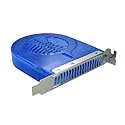 Spire PCI Slot Lüfter CF401B UV-reaktiv blau 80x80x25mm 28dBA