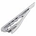 Men Metal Silver Tone Simple Necktie Tie Bar Clasp Clip #01
