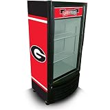 Georgia Bulldogs 8ft Glass Door Refrigerator from Scoolers