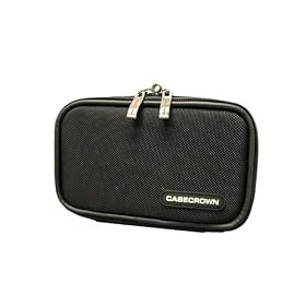 CaseCrown Double Memory Foam Case (Nylon) for the Magellan RoadMate 1470 4.7-Inch Widescreen Portable GPS Navigator