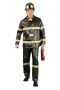 Adult Original Fireman Costume in Pleather Firefighter Superhero! (helmet/extinguisher not included)