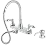 Price Pfister 536EPBC Catalina Double-Handle Kitchen Faucet with Pull-Down Spout Sprayer and Soap Dispenser, Chrome