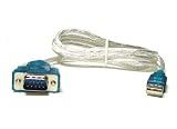 USB to RS232 DB9 Serial Cable + DB25 Pin Adapter / Port Adapter Converter for GPS, PDA, PC, Modem
