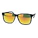 Kush Brand Matte Plastic mirrored Lens Thin Plastic horned Sport Sunglasses
