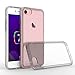 iPhone 7 Case, Bastex Soft Slim Fit Flexible Clear Transparent Rubber Back Cover Fused TPU Smoke Side Bumper Case for Apple iPhone 7