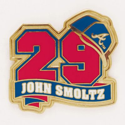 ATLANTA BRAVES OFFICIAL LOGO GOLD LAPEL PIN