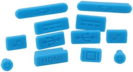 Anti dust Plug Protection Set For Apple MacBook Pro With RETINA 13" Or 15" And MacBook Air 11" Or 13" Port Antidust Accessories FREE When Ordering Eican MacBook Hard Shell Case (Blue)
