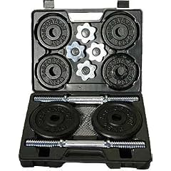 20 KG KURZHANTELSET / 2 X KURZHANTEL / 4 X 2,5 KG / 4 X 1,25 KG INKL. KOFFER