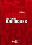 Lexique des termes juridiques