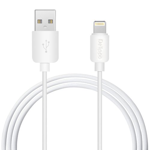 [Apple MFI Certified] Delippo Lightning USB Cable 3.3ft/1m Sturdy Sync Charge Cord for Apple iPhone 7 6/6s/6 Plus/ 5S/5C/5 iPad Air Ipod Series PowerLine