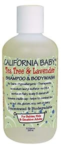 California Baby Shampoo & Body Wash - Tea Tree & Lavender, 8.5 oz