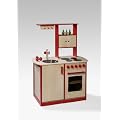big stable wooden toy play kitchen by howa 4810