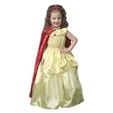 Traditional Princess Belle Dress-up Costume - Size Large (Ages 5-7)