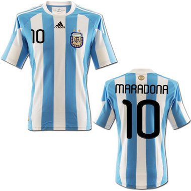 Argentinien Maradona Trikot Home 2010, Größe: M