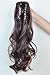 Womens Ladies Fashion Cosplay Party Remy Hair Extensions Long Wavy Wave Curly Hairpiece Stylish Curly Ponytail Extension Long Claw Clip on Layered Hair Piece (50cm) Pp47