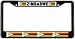 Zimbabwe Zimbabwean Flag Black License Plate Frame Metal Holder