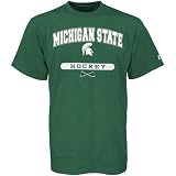 Russell Michigan State Spartans Green Hockey T-shirt