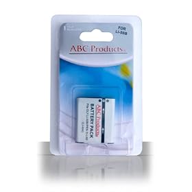 ABC Products® Rechargeable Lithium-Ion Battery Li50b Li-50b for Olympus MJU 1010, 1020, 1030 SW, Tough Series 6000, 6010, 6020, 7030, 8000, 8010, 9000, 9010, SP-600UZ, SP-610UZ, SP-800UZ, SP-810UZ, SZ-10, SZ-11, SZ-12, SZ-14, SZ-20, SZ-30, SZ-30MR, TG-610, TG-810, Smart VG-170, XZ-1 Digital Camera e