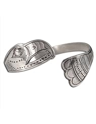 Sterling Silver Eagle Small Northwest Coast Native American Bracelet. Made in USA.