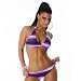 Heisser Push - Up Triangel - Bikini in lila Gr. 34