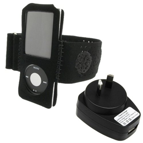 iPod® Gen4 Armband + Adapter black