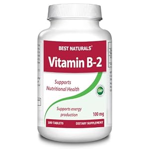 Best Naturals, Vitamin B-2, 100 mg, 180 Tablets