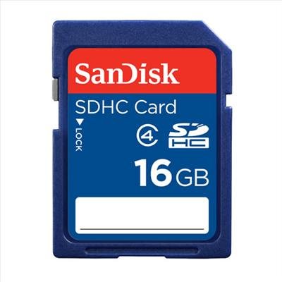 SanDisk 16 GB Class 2 SDHC Flash Memory Card SDSDB-016G-A11