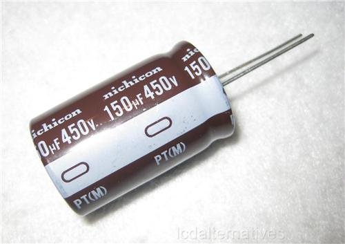 Nichicon LCD TV/Monitor Power Supply Capacitor, 450v 150µF, 105°C