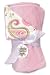 Trend Lab Receiving Blanket in Paisley Park Print Front/Pink Velour Back