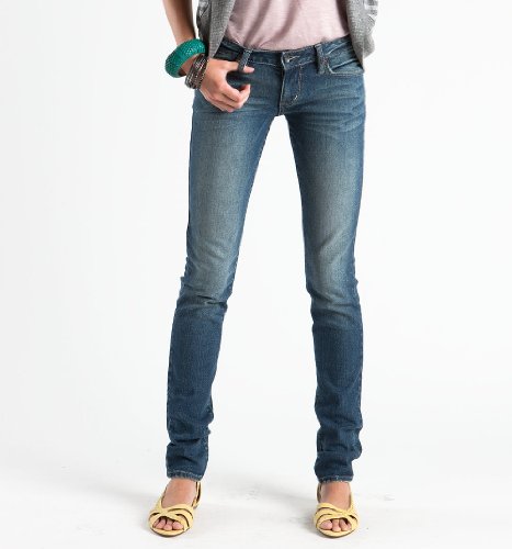 Bullhead Womens Hermosa Super Skinny Deep Blue 2 Jeans