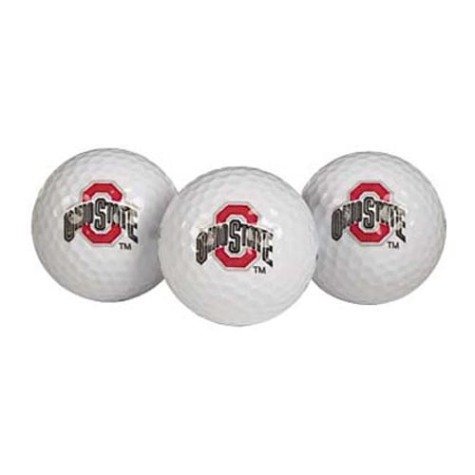 Ohio State Buckeyes Ncaa Golf Ball 3-pack