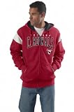 Arizona Cardinals Color Block Full-Zip Fleece Hooded Sweatshirt