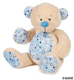 Blueberry Rattle Baby Teddy Bear