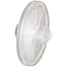 Nalgene 189-2000 Glass Fiber Non-Sterile Syringe Prefilter, 25mm, Bulk Pack (Case of 50)