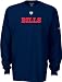 Buffalo Bills Navy Official Sideline Long Sleeve T-Shirt