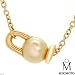 Mikimoto 18K Yellow Gold Pearl Ladies Necklace. Length 14.5 in. Total Item weight 11.5 g.