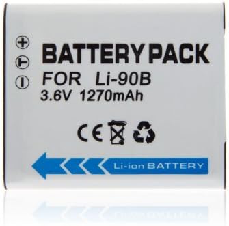 High Quality Replacement Li-90B 3.6V 1270mAh Battery Pack for Olympus Tough TG-1 Camera