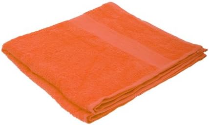 Jassz Plain Bath Towel (One Size) (Bright Orange)