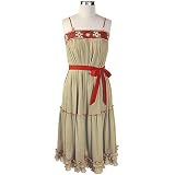 Cotton Crinkle Embroidered Dress (Petite, Tall & Misses Sizes XS-3X)