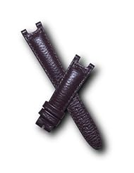 Watch: 17mm Brown Buffalo Grain Genuine Leather Pin Buckle Watchband with Brown Stitching to fit TAG Heuer S/el ( SEL Sports Elegance) Mid-size models - Watchstrapworld