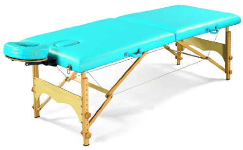 3B Scientific W60601G Green Basic PorTable Massage Table, 72.5 Length x 27.5 Width