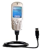 Classic Straight USB Cable for the HTC Canary with Power Hot Sync and Charge capabilities - Gomadic Brand w/ TipExchange Technology