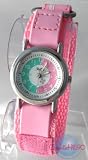 Girls Pink Velcro Time Tutor/Teacher Watch